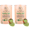 SaltWise Green Salicornia Salt, 50% Low Sodium, Plant Based Salt Substitute, Umami, Dehydrated Sea Beans (Samphire), 100% Natura