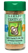 Garlic Festival Foods Low Sodium Garli Garni All Purpose Garlic Seasoning 2.6 Oz. Gluten Free, No Msg