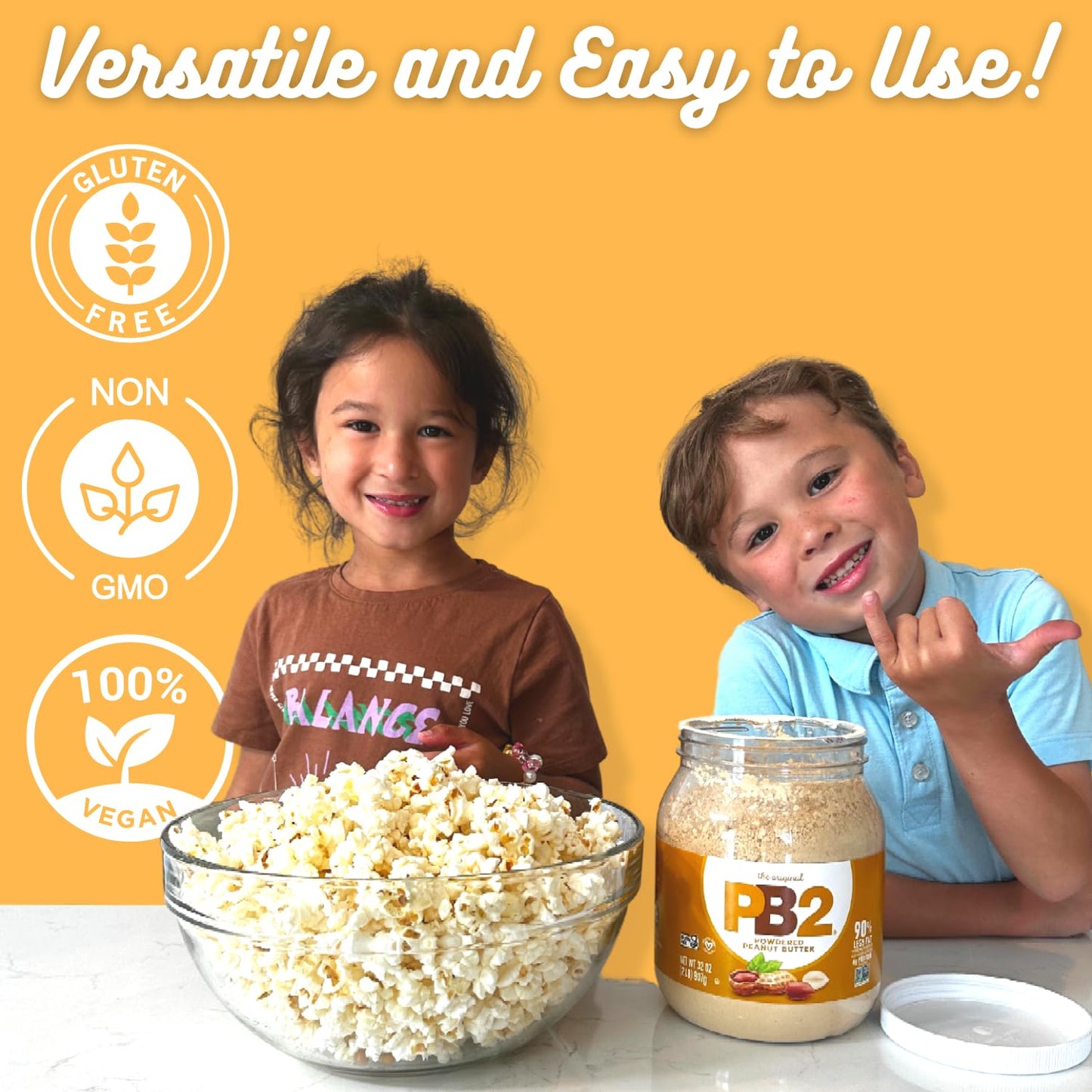 Pb2 Powdered Peanut Butter Powder | Certified Gluten Free, Low-Carb, Keto Diet Friendly | Original Flavor With 6G Of Protein, 90% Less Fat, 60 Calories Per Serving | Easy Mix For Healthy, Fit Diet