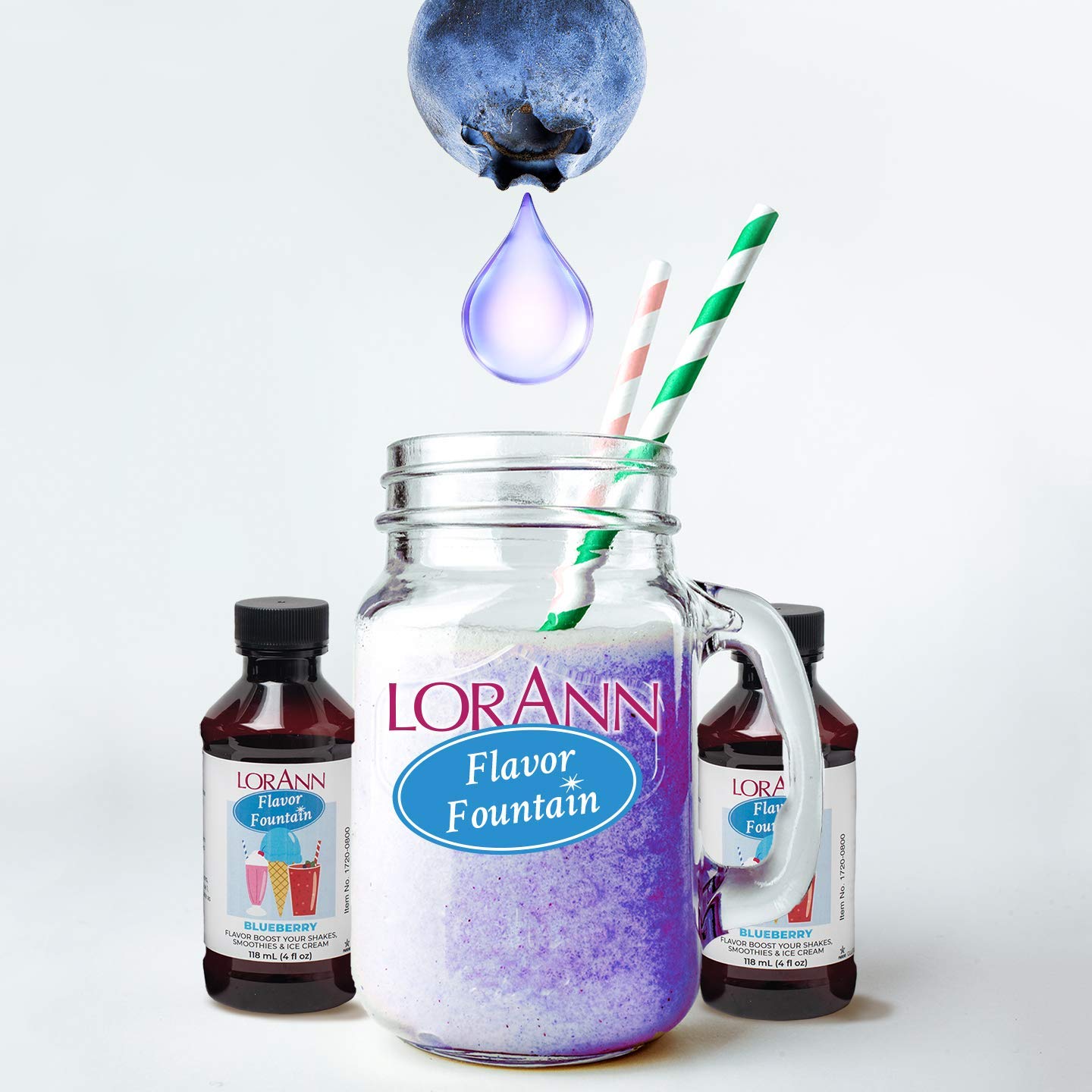 Lorann Blueberry Flavor Fountain, 4 Oz Bottle