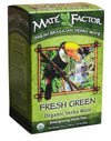 The Mate Factor Yerba Mate Energizing Herb Tea Bag, Organic Fresh Green, 24-Count Box 2.96 Oz