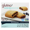 Glutino, Bar Brkfst Gf Wf Blueberry, 7.05 Oz, (Pack Of 12)