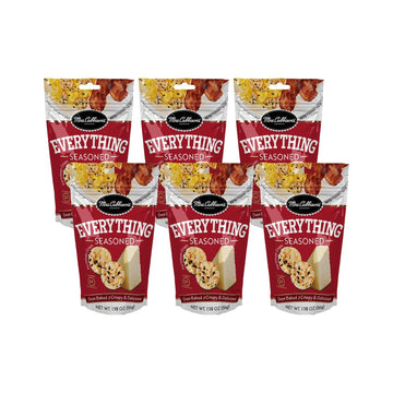 Mrs. Cubbison s Cheese Crisps - 100% Real Cheese, Keto Friendly, Great for Snacking and Salad Topper - Everything Seasoned Flav