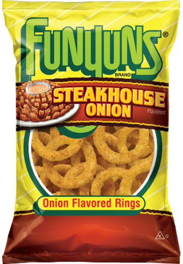 Funyuns Steak House Onion Flavored Rings, 6 Ounce
