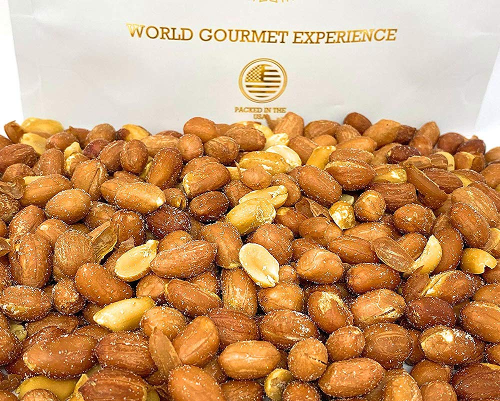 SweetGourmet Spanish Peanuts #1 Roasted & Salted, 1.5Lb