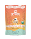 Kubo Tea Peach Mango Black Iced Tea - Organic Pillow Tea Bags - High Caffeine - 20 Servings (155mg Caffeine each) - Compostable Packaging