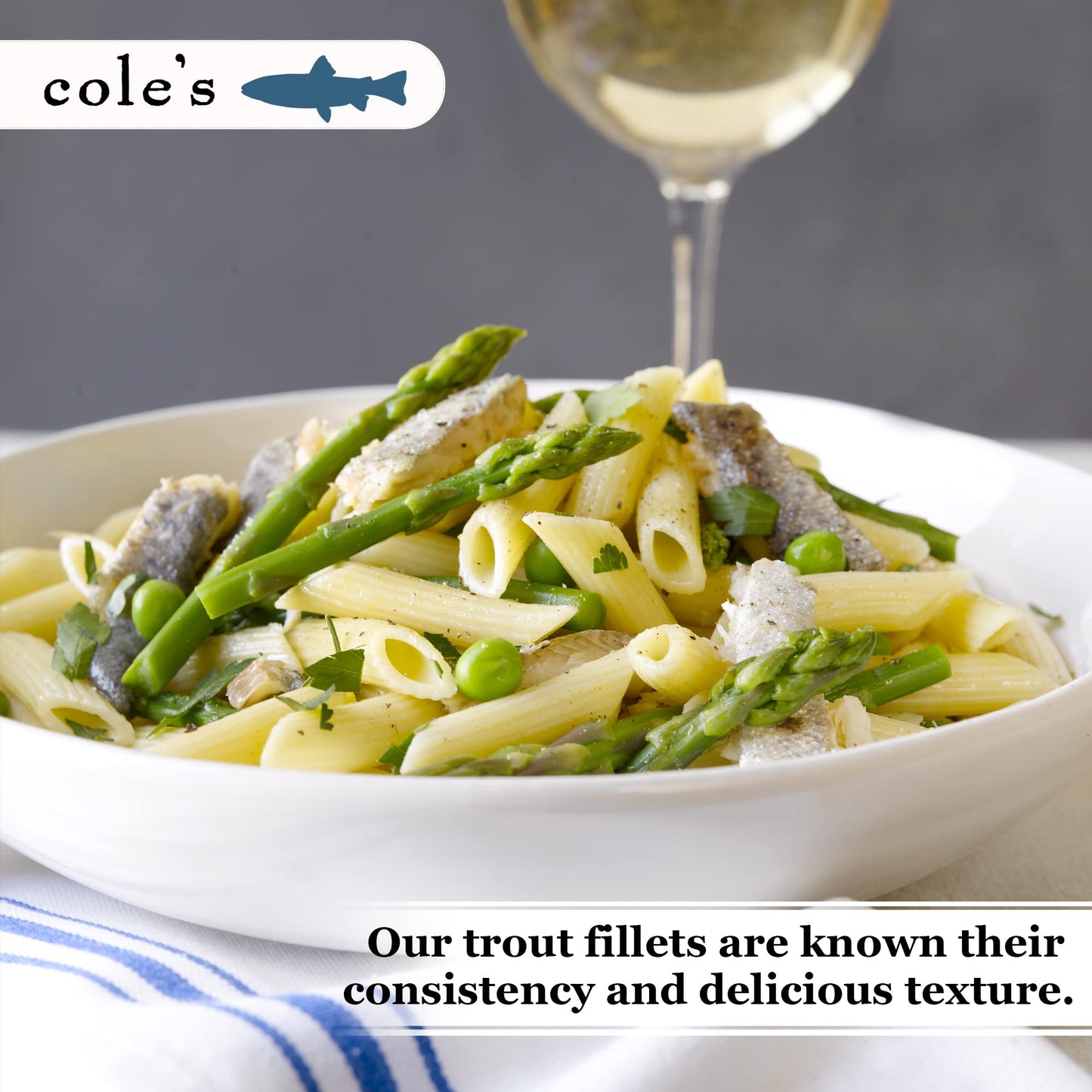 Coles Smoked Trout Fillet with Lemon & ed Pepper, 3.2oz Hand-Packed Canned Fish, Pack of 5, High Protein, Preservative Free