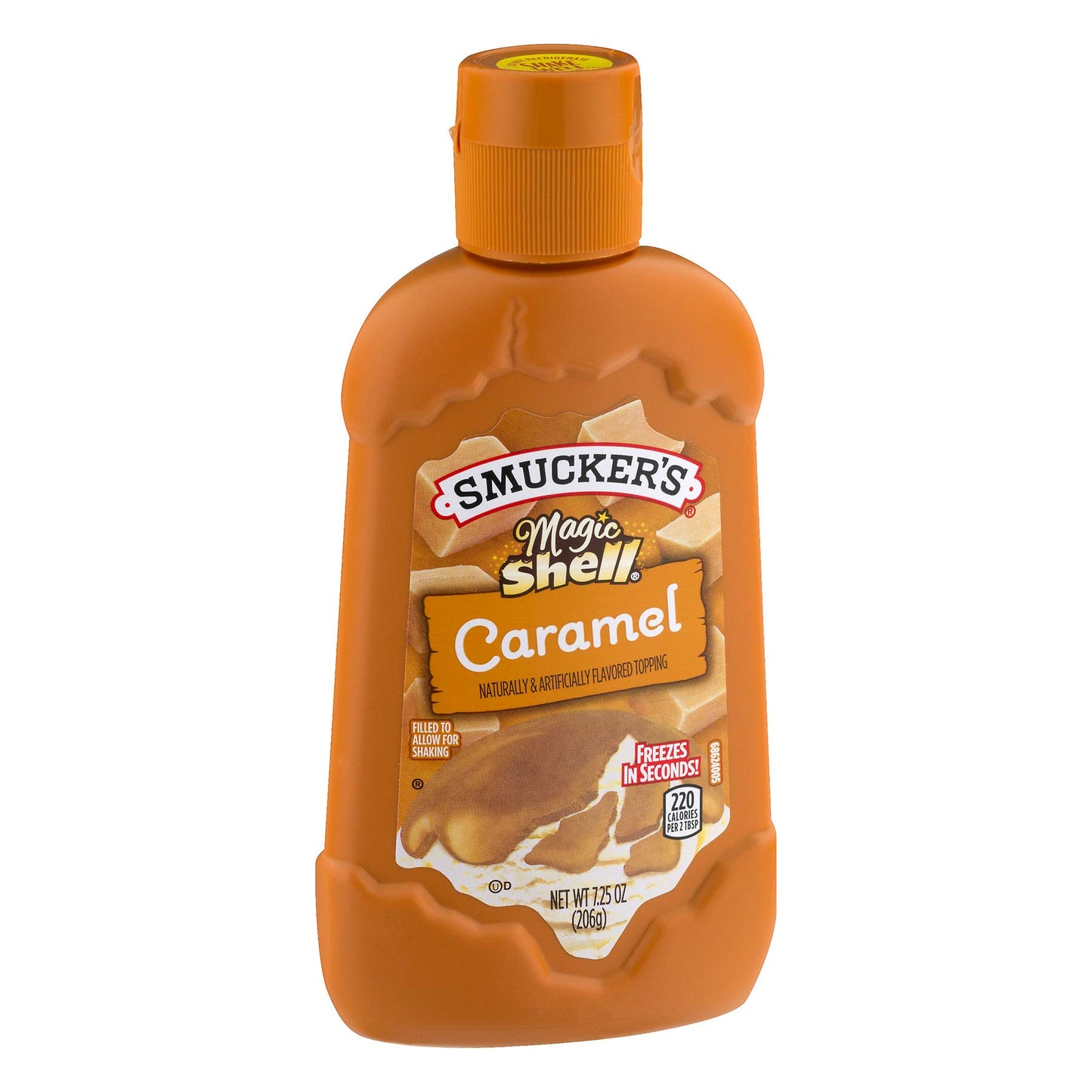 Smuckers, Magic Shell, Caramel, 7.25oz Bottle (Pack of 3)