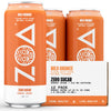 ZOA Zero Sugar Energy Drinks, Wild Orange, Sugar Free, Electrolytes, 16 Fl Oz (12-Pack)