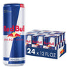 Red Bull Energy Drink, 12 Fl Oz, 24 Pack (4x6), with Caffeine, Taurine & B Vitamins, Red, Model: BinZanon