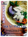 Essence Of Lotus Instant Chicken Pho Soup Mix - Ready-To-Eat Flavorful, Restaurant-Quality Pho Broth, Made In The Us (Chicken Ph