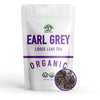 Earl Grey Loose Leaf Black Tea - 100% Certified Organic - 1Lb Pouch - 16Oz Resealable Bag - 1 Pack