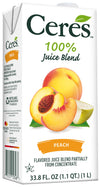 Ceres 100% All Natural Pure Fruit Juice Blend, Peach - Gluten Free, Rich In Vitamin C, No Added Sugar Or Preservatives, Cholesterol Free - 33.8 Fl Oz (Pack Of 1)
