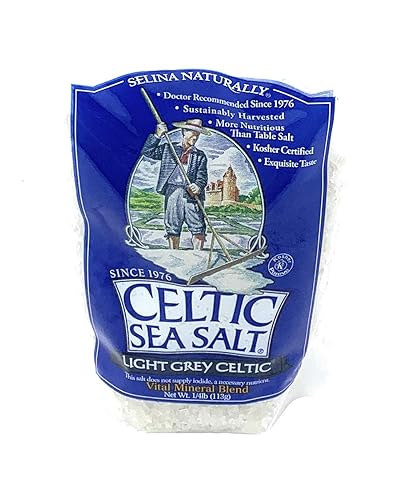 Celtic Sea Salt Light Grey Coarse Salt, 1/4 Pound, 4 Oz