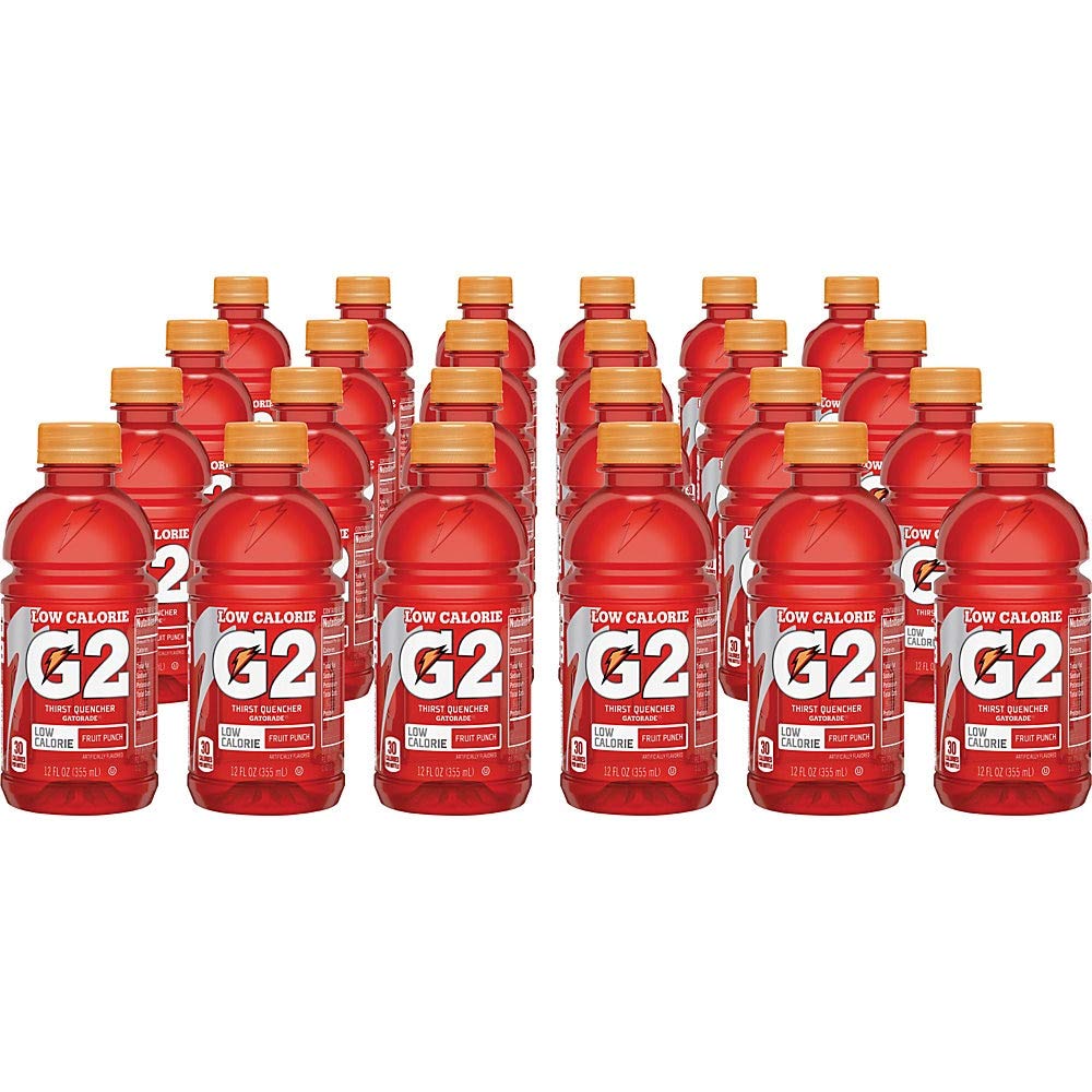 Gatorade Quaker Foods G2 Fruit Punch Sports Drink - 12 Fl Oz (355 Ml) - Bottle - 24 / Carton