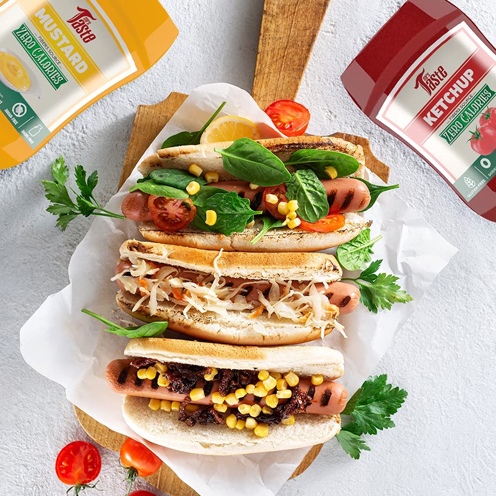 Mrs Taste Sugar Free Ketchup, Zero Calories, Zero Sodium, Zero Sugar, High Fiber, Keto Friendly, Paleo Friendly, Condiments And