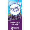 Crystal Light Concord Grape Artificially Flavored Powdered Drink Mix, 6 ct Pitcher Packets
