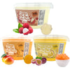 Fusion Select Bursting Boba Popping Boba Pearls - Fruit Tea Snack Toppings (Passion Fruit, Mango, And Lychee)