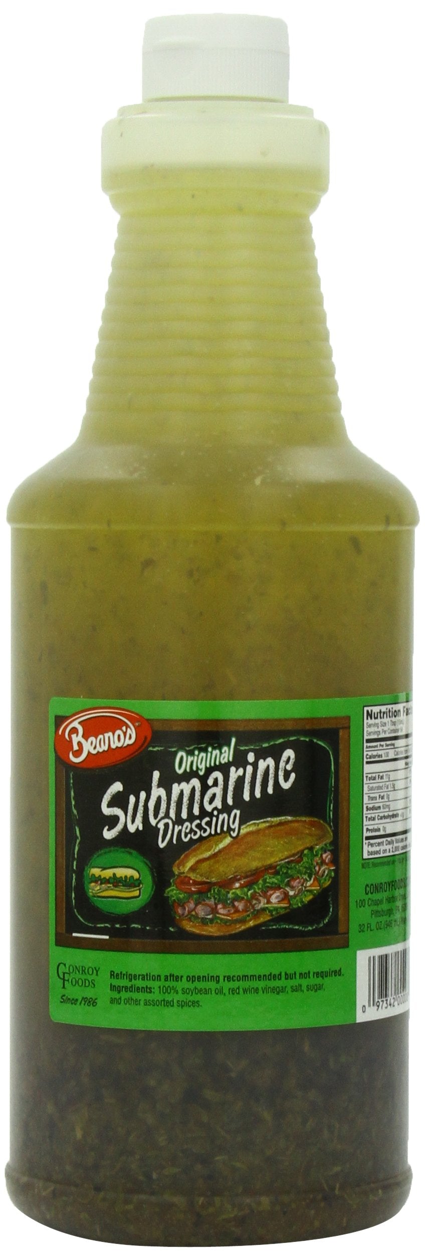 Beano S Oriflavor Blendal Sub Dressing 4/32 Ounce Bottles