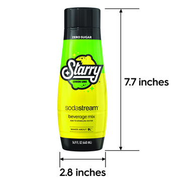 SodaStream Starry Zero Sugar Beverage Mix (440ml, Pack of 4)