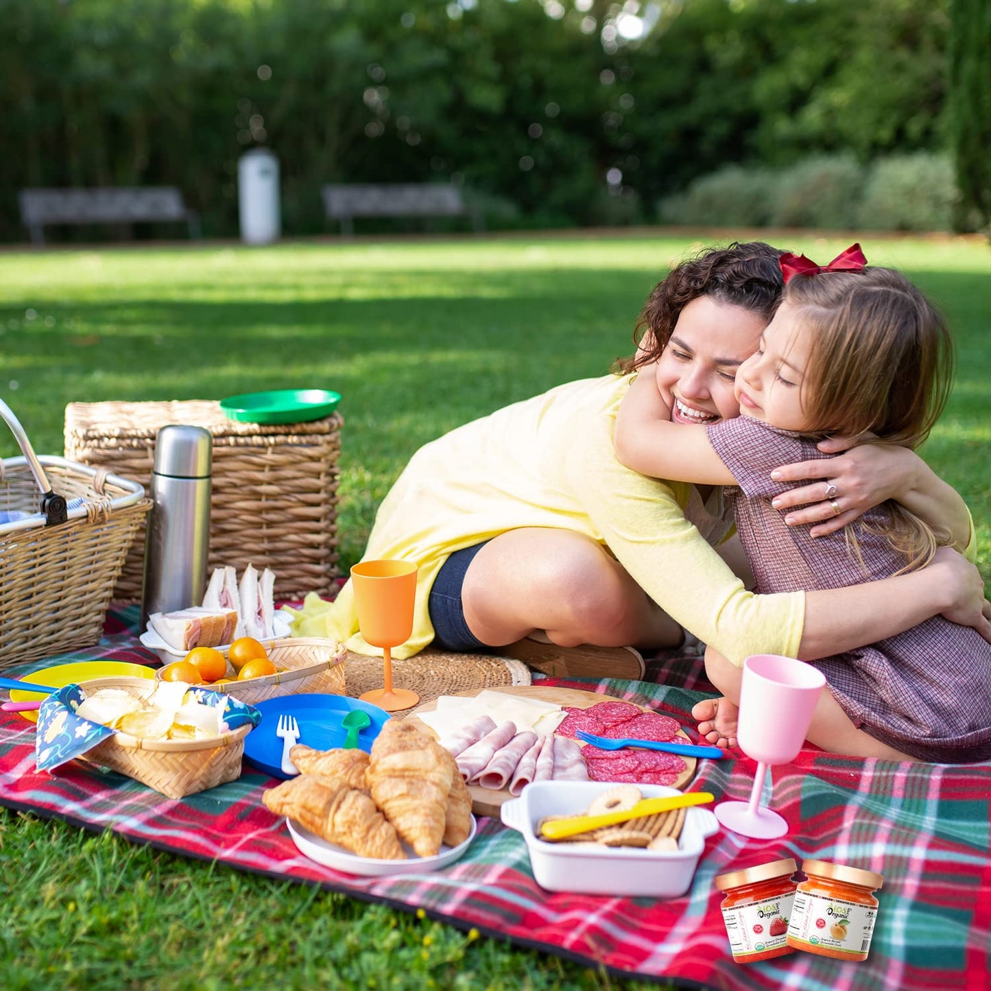 IOS Love Organic Spreadable Fruit - USDA Organic, Non-GMO, Vegan, Gluten Free, No Added Sugar, 10.1 Oz (Pomegranate, Pack of 1)