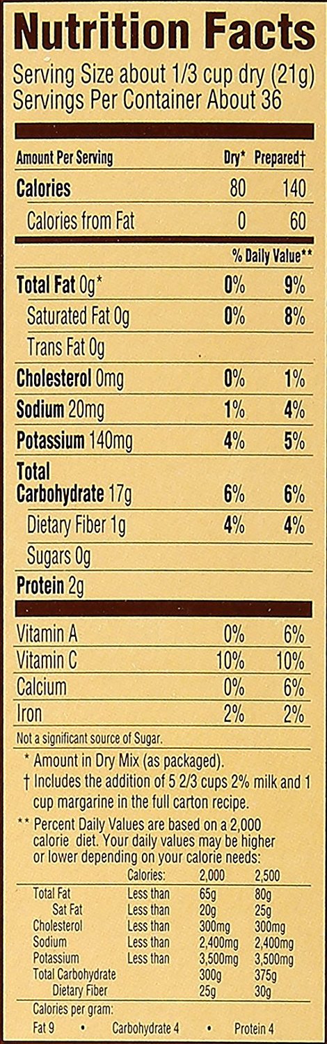 Hungry Jack Instant Mashed Potatoes 26.7 Oz (Pack Of 6)