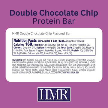 Hmr® Bars,24 Count (Double Chocolate Chip)