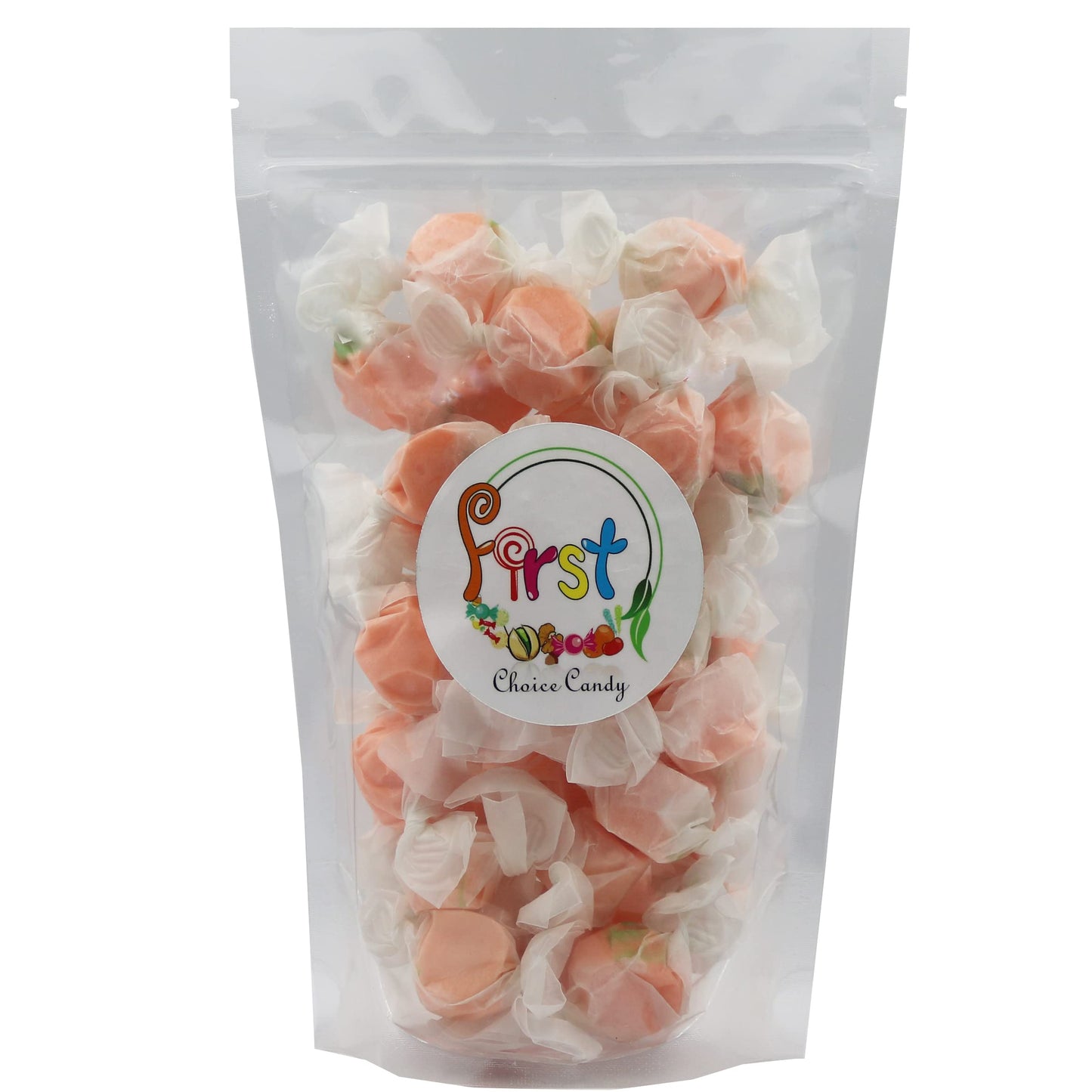 Variety Gourmet Saltwater Taffy (Peach, 1 Pound)