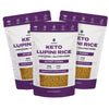Aviate Keto Rice Orzo - Low Carb (3G Net) Lupini Rice/Pasta, High Protein (18G), Gluten-Free, Made With Lupin Flour, Plant Based