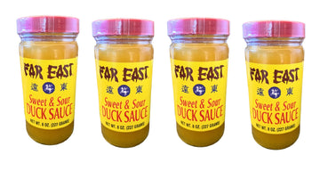 Sweet & Sour Sauce - 8 Ounce Jar of Chinese Duck Sauce Authentic Asian Sauce Duck (4-pack)