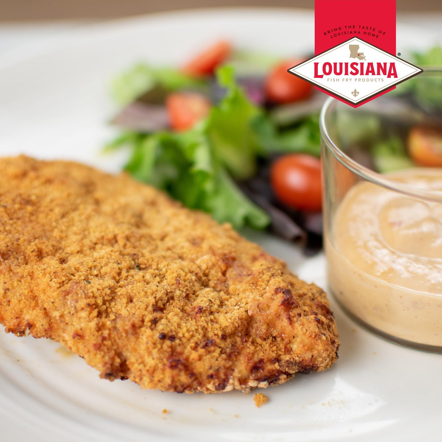Louisiana Fish Fry, Air Fryer Chicken Coating Mix, 5 oz (Pack of 6) Each Box Coats 2 lbs of Chicken - Easy to Cook Air Fried Chi