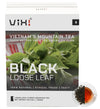 Vixi Black Tea Loose Leaf, (16.00 Oz), Vietnam'S Mountain Tea, Bold Flavored, Taste Like Assam Tea, Dried Whole Full Large Leave