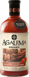 AGALIMA Organic Authentic Bloody Mary Drink Mix, All Natural, 33.8 Fl Oz, Individually Boxed