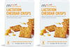 Munchkin Milkmakers Lactation Cheddar Crisps for Breastfeeding Moms with Oats and Flax, 6 Count (Pack of 2)
