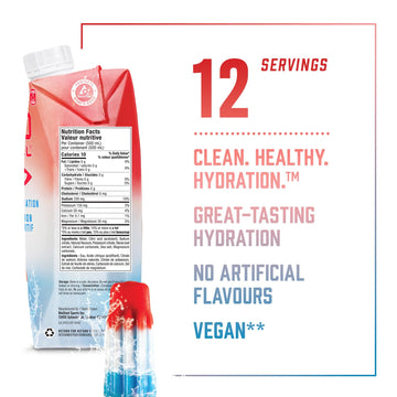 Biosteel Sports Drink, Great Tasting Hydration With 5 Essential Electrolytes, Ice Pop Flavor, 16.7 Fluid Ounces, 12-Pack