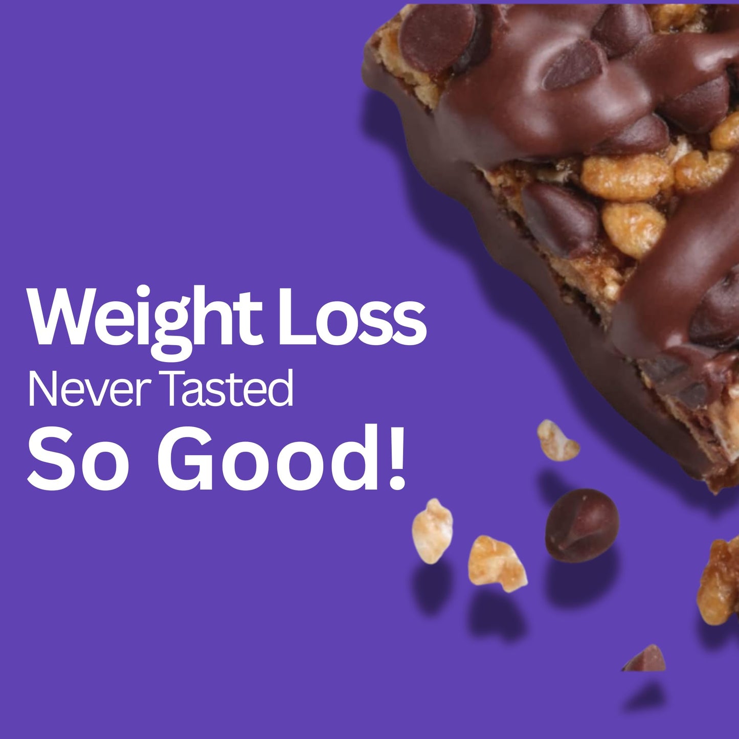 HMR Bar, Fudge Graham Protein Bar | Nutritious Snack to Support Weight Maintenance | Low Calorie Dessert | 10g of Protein | 24 C