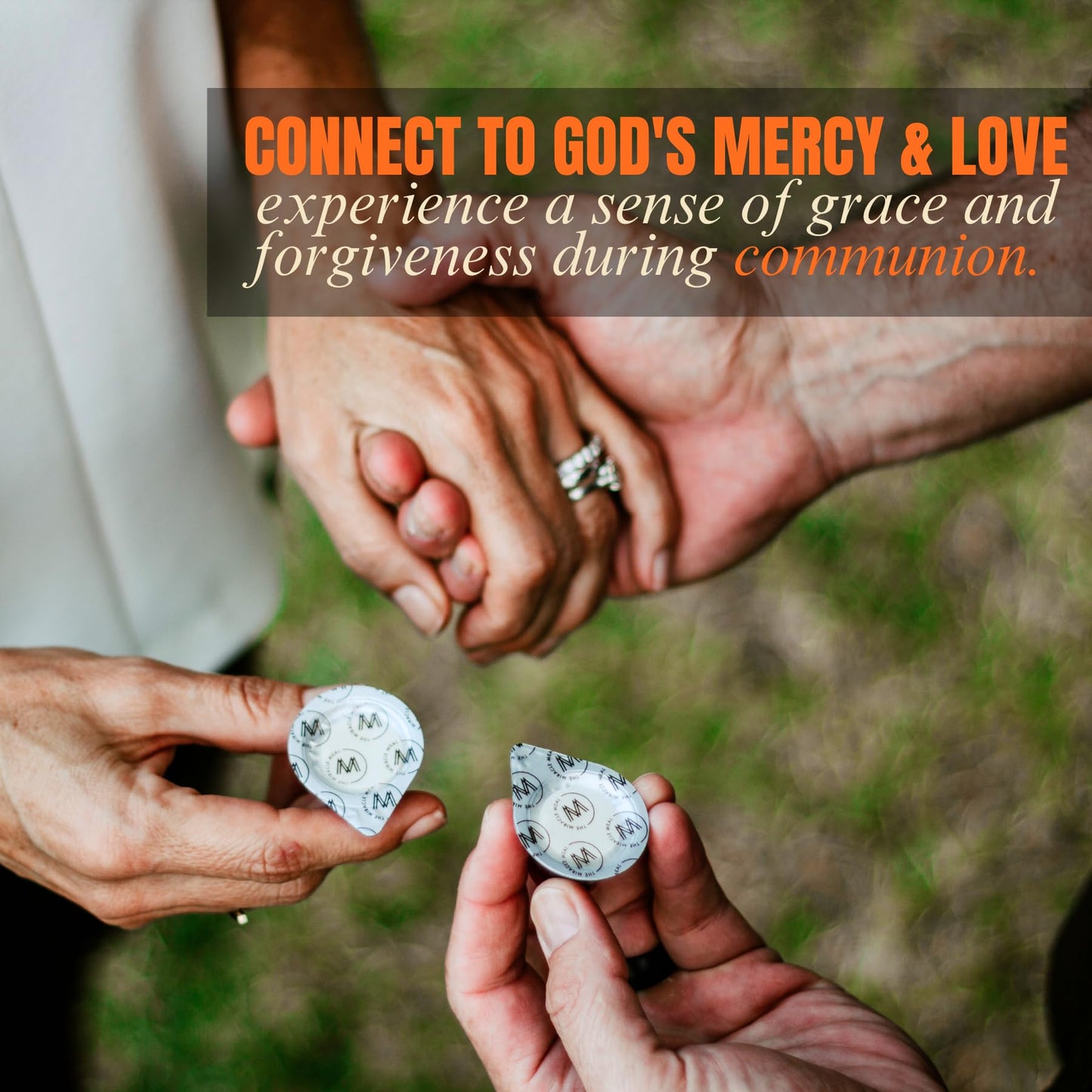 PACK IT HUB Communion Cups and Wafer Set - Pre-filled - 1000 Count - Trusted Concord G Juice