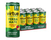 Virtue Yerba Mate, Strawberry & Lime - Natural Energy Drink - Sugar Free, Zero Calories, 8.4 oz (Pack of 12)