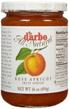D'Arbo All Natural Fruit Spread, Rose Apricot, 16 Oz