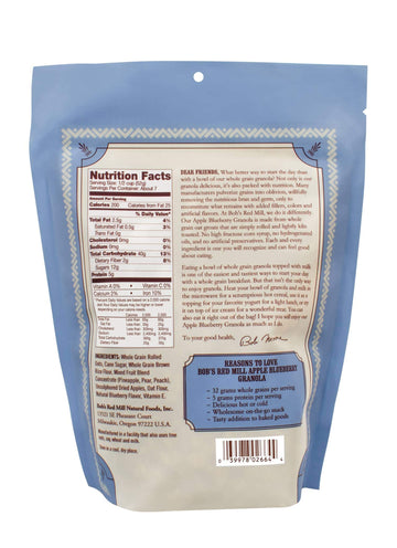 Bob'S Red Mill Apple Blueberry Granola, 12-Ounce (Package May Vary)