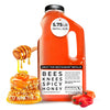 Bees Knees Spicy Hot Honey Bulk Bottle, Raw Honey for Tea, Sweet with a Kick, Infused with Habanero Peppers & Made in the USA, P
