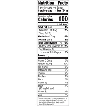 Honey Nut Cheerios Breakfast Cereal Treat Bars, Snack Bars, 8 Ct