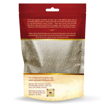Spicy World Whole Cumin Seeds 7 Oz Resealable Bag