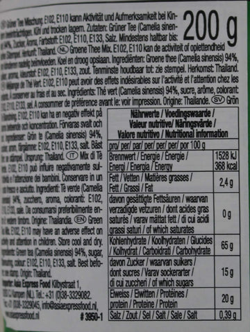 Number One Milk Green Tea Mix In Fine Loose Leaves With Mild Jasmine Flavor, Effortlessly Make Iced Thai Green Tea With Milk Or Boba Tea, 70-Year-Old Traditional Brand From Thailand (7 Oz Bag)