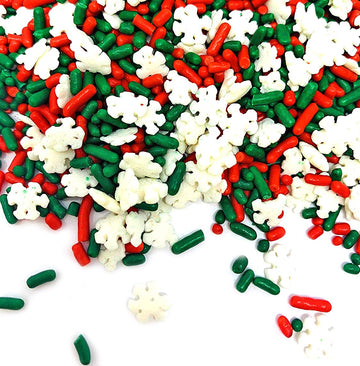 SweetGourmet Noel Mix | Christmas Holiday Sprinkles Bulk | 13oz Bag