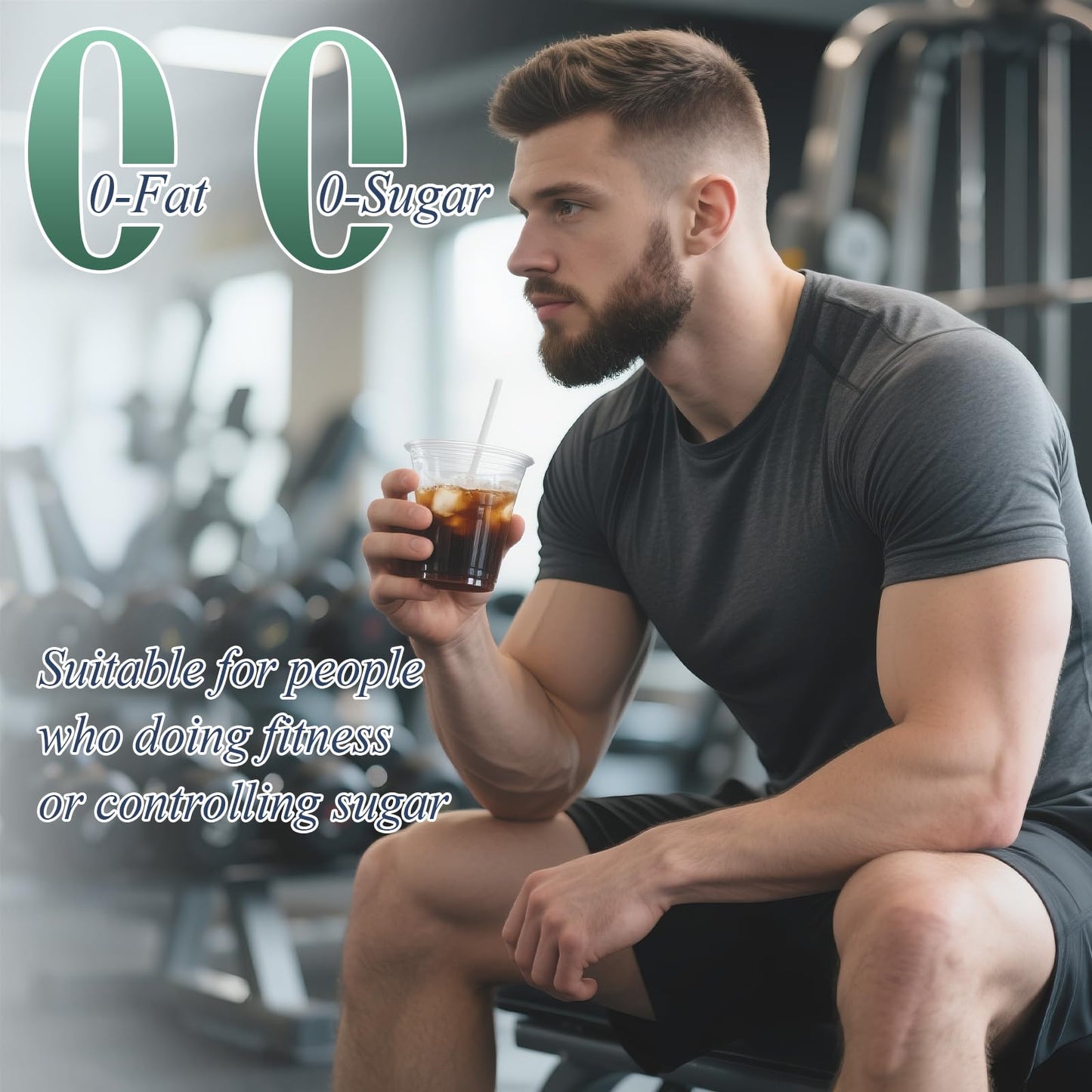 Sugar Free Instant Coffee 30 Packets Single Serve, Organic Arabica Instant Coffee Packs, Hot & Ice Coffee Instant Powder Medium