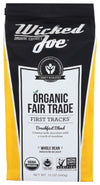 Wicked Joe Organic Coffee Breakfast Blend Whole Bean, 12 Ounce