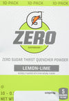 G Zero Lemon Lime Powder 10 Count (Pack Of 1)