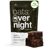 Oats Overnight Space Brownie - Overnight Oats With 10G Whey Protein High Fiber Breakfast Protein Shake - Gluten Free Oatmeal Non Gmo High Protein Oatmeal (2.3 Oz Per Meal) (16 Pack)