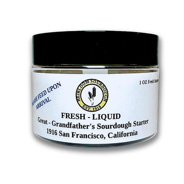 109 Year Old San Francisco Sourdough Starter Culture | Est. 1916 by our great-grandfather | Easy to follow instructions | Includ